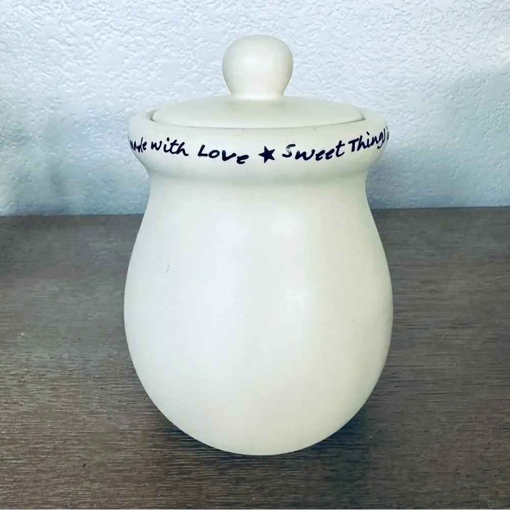 Ceramic Cookie Dog Treat Jar Kitchen Canister